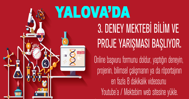 Mektebi Bilim ve Proje Yarışması Başlıyor