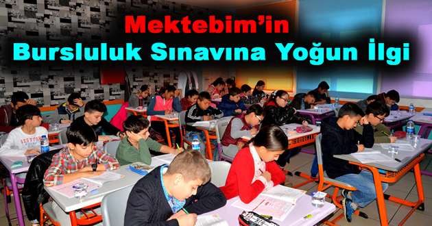 Mektebim’in Bursluluk Sınavına Yoğun İlgi