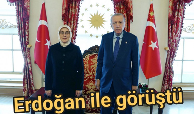 MELİHA AKYOL CUMHURBAŞKANI ERDOĞAN İLE GÖRÜŞTÜ