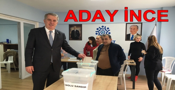 MEMLEKET PARTİSİ İNCE İÇİN OY KULLANDI