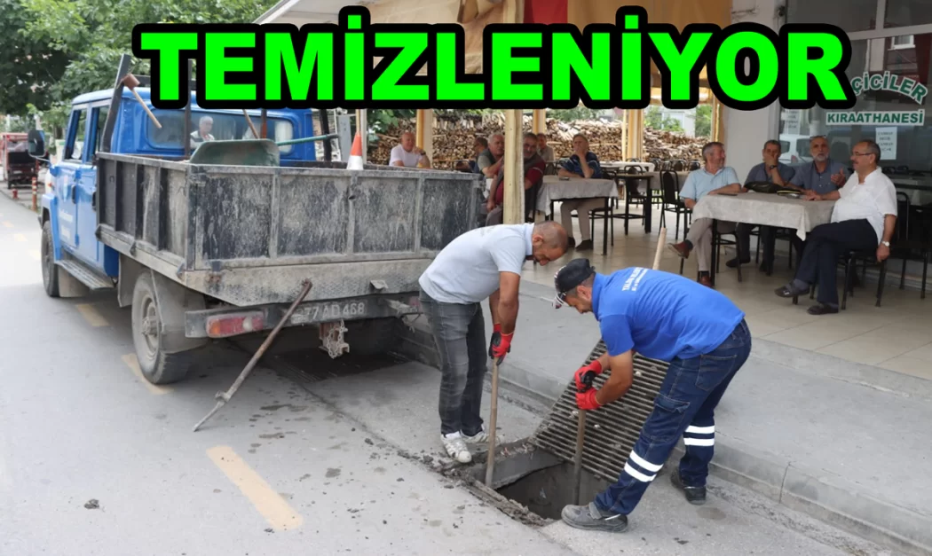 MENFEZ, MAZGAL VE YAĞMUR SUYU HATLARI TEMİZLENİYOR