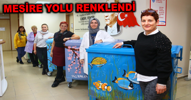 ​MESİRE YOLU RENKLENDİ