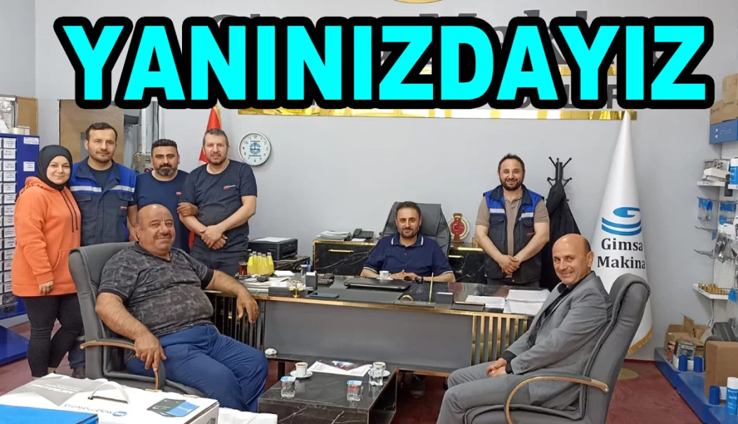 METİN ORAL YAN SANAYİ ESNAFIYLA BİRLİKTE