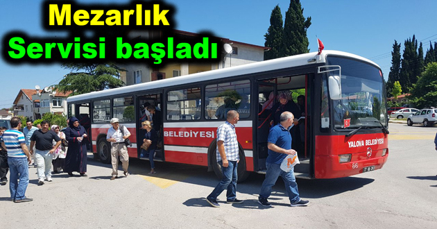 Mezarlık servisi başlıyor
