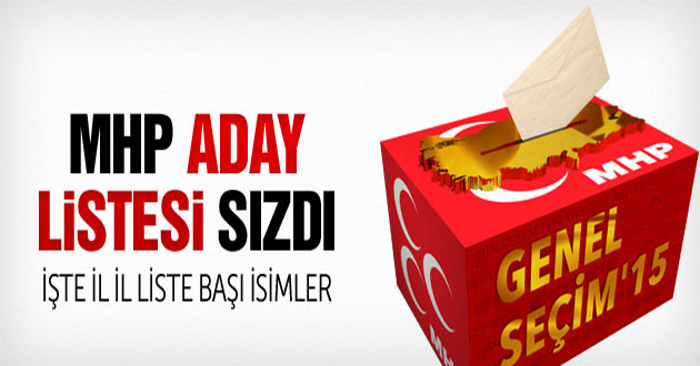 MHP Aday Listesi Sızdı İşte Milletvekili Adayları