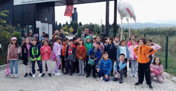 MİNİK ÖĞRENCİLER HERSEK LAGÜNÜNÜ GEZDİ