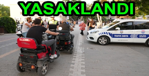 MOTORLU ARAÇLARA İZİN YOK