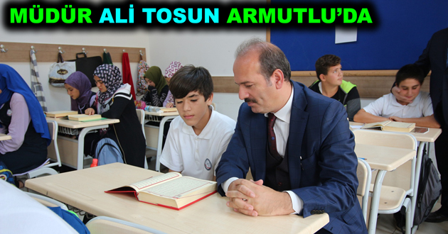 Müdür Ali Tosun Armutluda