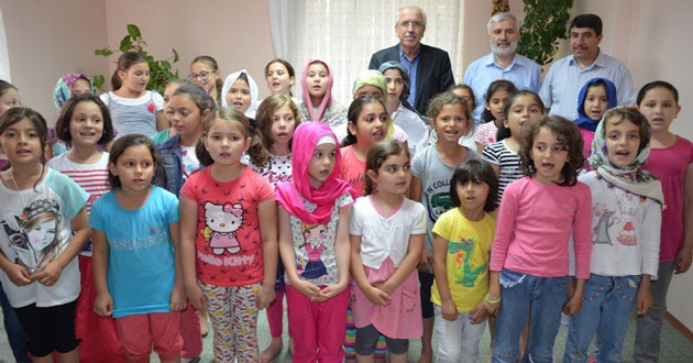 MÜFTÜ YAZ KURSLARINI  DENETLEDİ