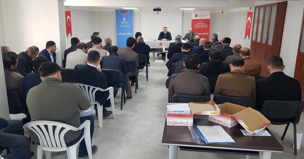 MÜFTÜLÜK PERSONELİ RAMAZAN ÖNCESİ TOPLANDI