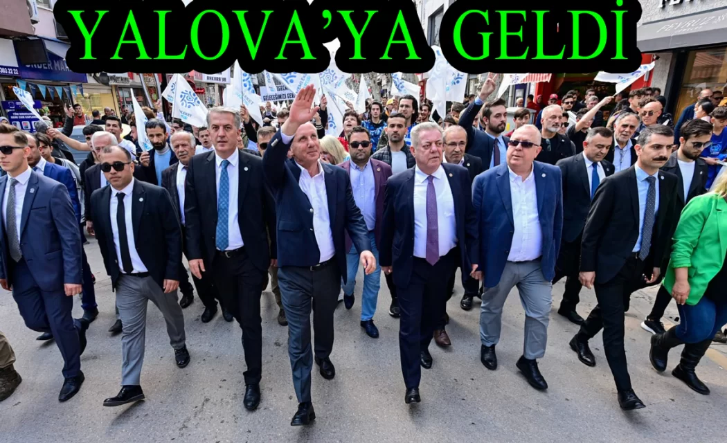 MUHARREM İNCE YALOVA DA ESNAFI ZİYARET ETTİ