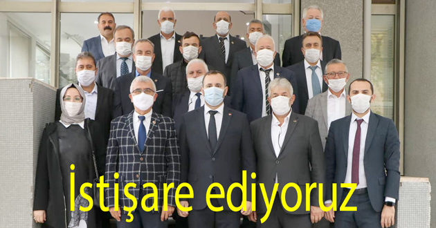 Muhtarlarla istişare ediyoruz