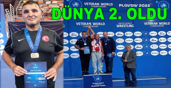 MUSTAFA BAYRAM DÜNYA İKİNCİSİ OLDU
