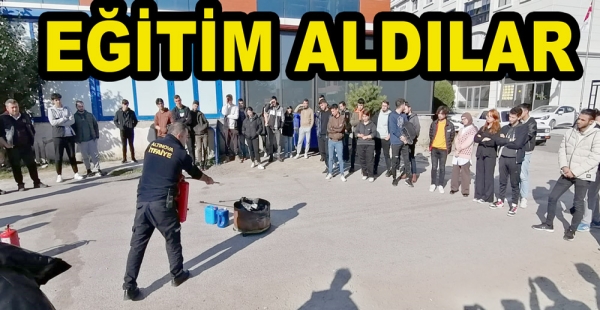 MYO ÖĞRECİLERİNE EĞİTİM VERİLDİ