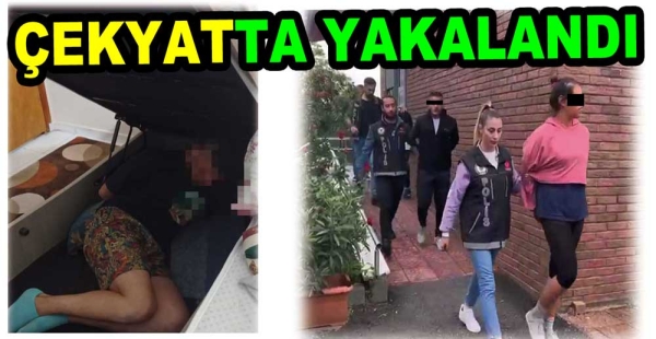 NARKOTİKTEN KAÇTI ÇEKYATTA TUTUKLANDI