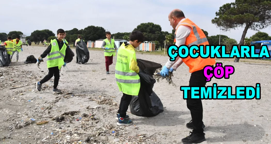 ÖĞRENCİLER HERSEK PLAJINI TEMİZLEDİLER