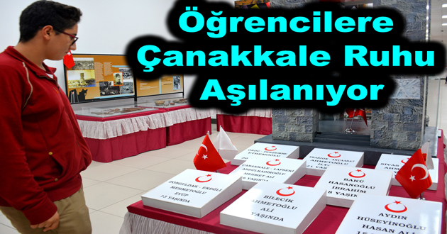 Öğrencilere Çanakkale Ruhu Aşılanıyor