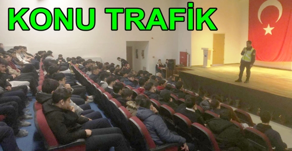 Öğrencilere trafik eğitimi