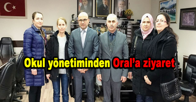 Okul yönetiminden Oral’a ziyaret