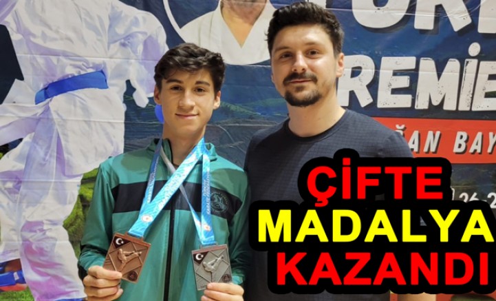 ÖMER GÜNEY  U21 TURNUVASINDA 2 MADALYA KAZANDI