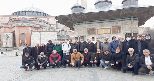 Oral ve Özyiğit Ayasofya'ya gitti