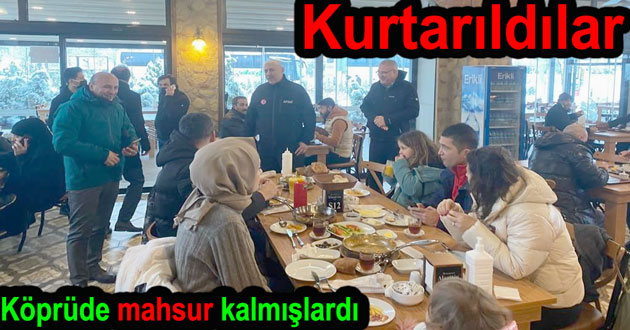 Osmangazi de kaldılar Devlet yetişti