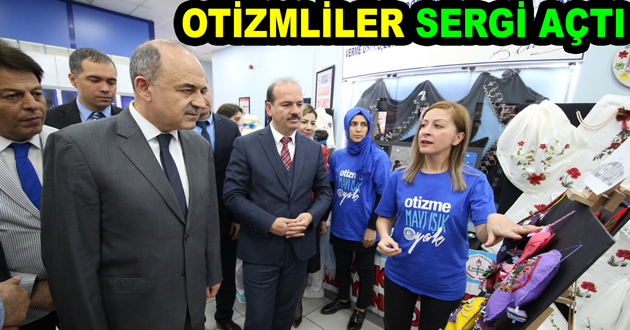 OTİZMLİ ÖĞRENCİLER SERGİ AÇTI