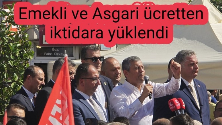 ÖZGÜR ÖZEL YALOVA’DA İKTİDARA YÜKLENDİ