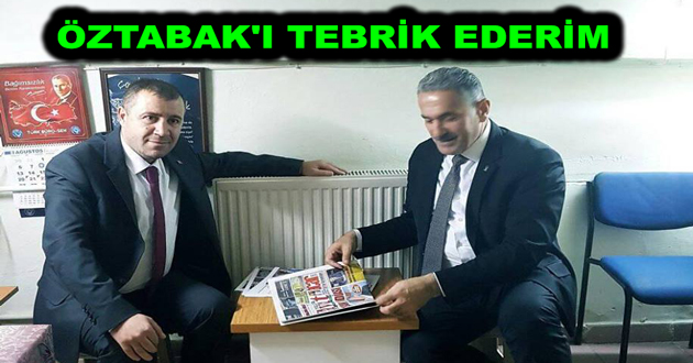 ÖZTABAK'I TEBRİK EDERİM