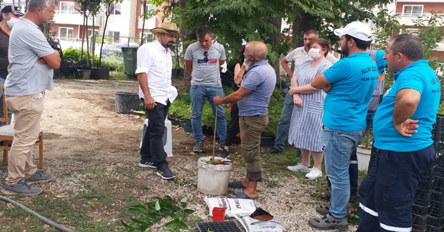 PARK VE BAHÇELER BİRİMİ EĞİTİM ALDI