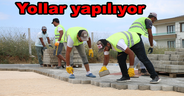 ​PARKE YOL ÇALIŞMALARI DEVAM EDİYOR