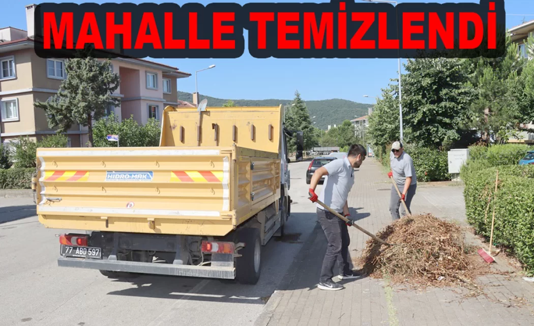 PAŞAKENT MAHALLESİ TEMİZLENDİ