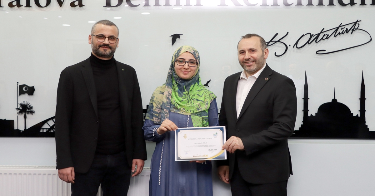 PERSONEL SERTİFİKALARI BAŞKAN TUTUK’TAN