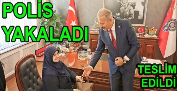 POLİS YAŞLI KADINI DOLANDIRANI YAKALADI