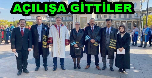 REKTÖR BAHÇEKAPILI AKADEMİK AÇILIŞA KATILDI
