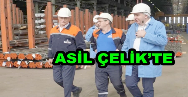 REKTÖR BAHÇEKAPILI ÇELİK FABRİKASINDA