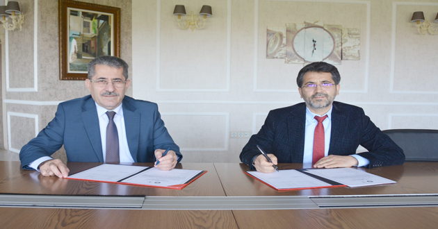 Rektör Cebeci anlaşmalar yaptı