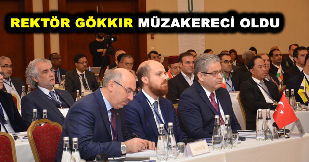 REKTÖR GÖKKIR MÜZAKERECİ OLDU