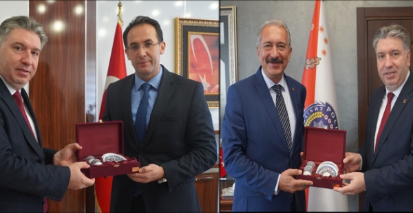 REKTÖRDEN İADE ZİYARETLERİ YAPIYOR