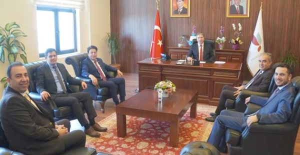 ​REKTÖRE TEBRİK ZİYARETLERİ DEVAM EDİYOR