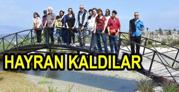 RESSAMLAR ALTINOVA’YA HAYRAN KALDI