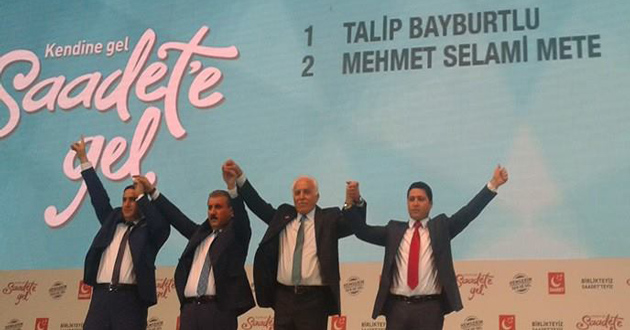 SAADET PARTİSİ ADAYLARINI AÇIKLADI