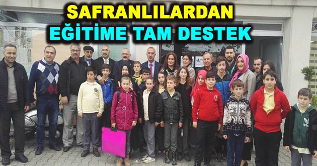 SAFRANLILARDAN EĞİTİME TAM DESTEK
