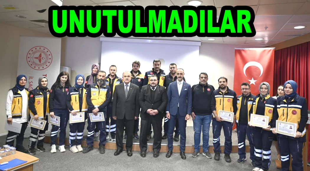 SAĞLIK ÇALIŞANLARINA TEŞEKKÜR ETTİLER