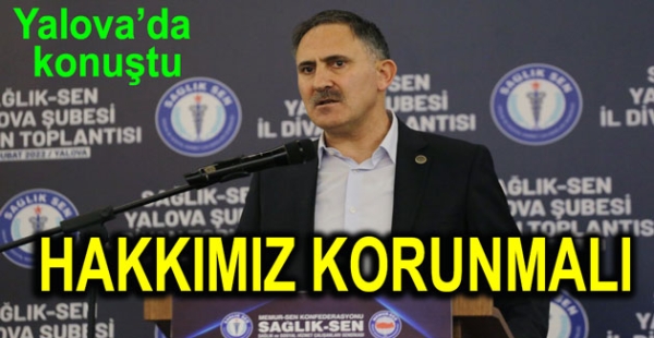 ​SAĞLIK ÇALIŞANLARININ HAKKI KORUNMALI