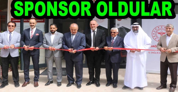 SAĞLIK MERKEZİNE SPONSOR OLDULAR