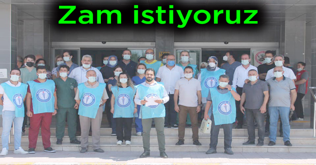 Sağlıkçılar zam istediler