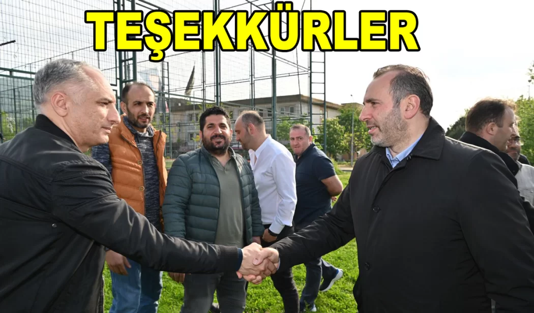 ŞAHİNSPOR’A TEŞEKKÜRLER