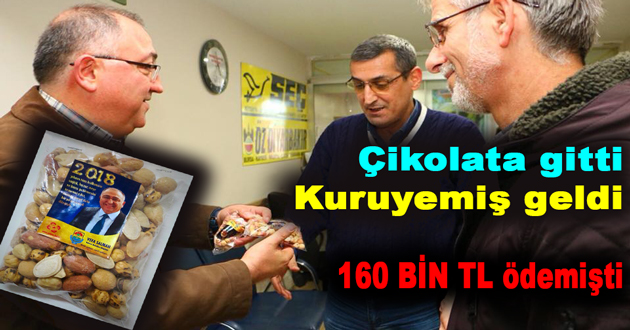 Salman Çikolata yerine Kuruyemiş dağıttı