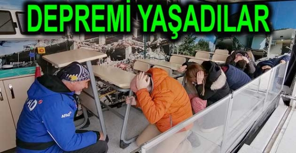 SANAL ​DEPREMİ YAŞADILAR
